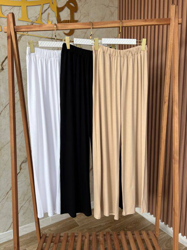 Pantalon large coton