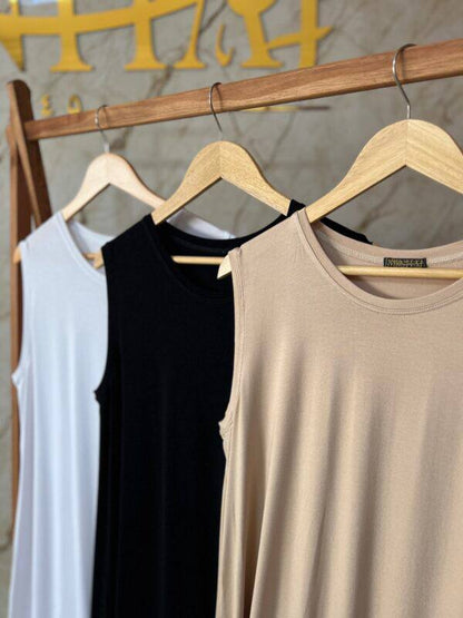 Fond de robe coton sans manche