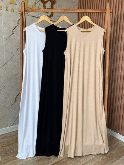 Fond de robe coton sans manche