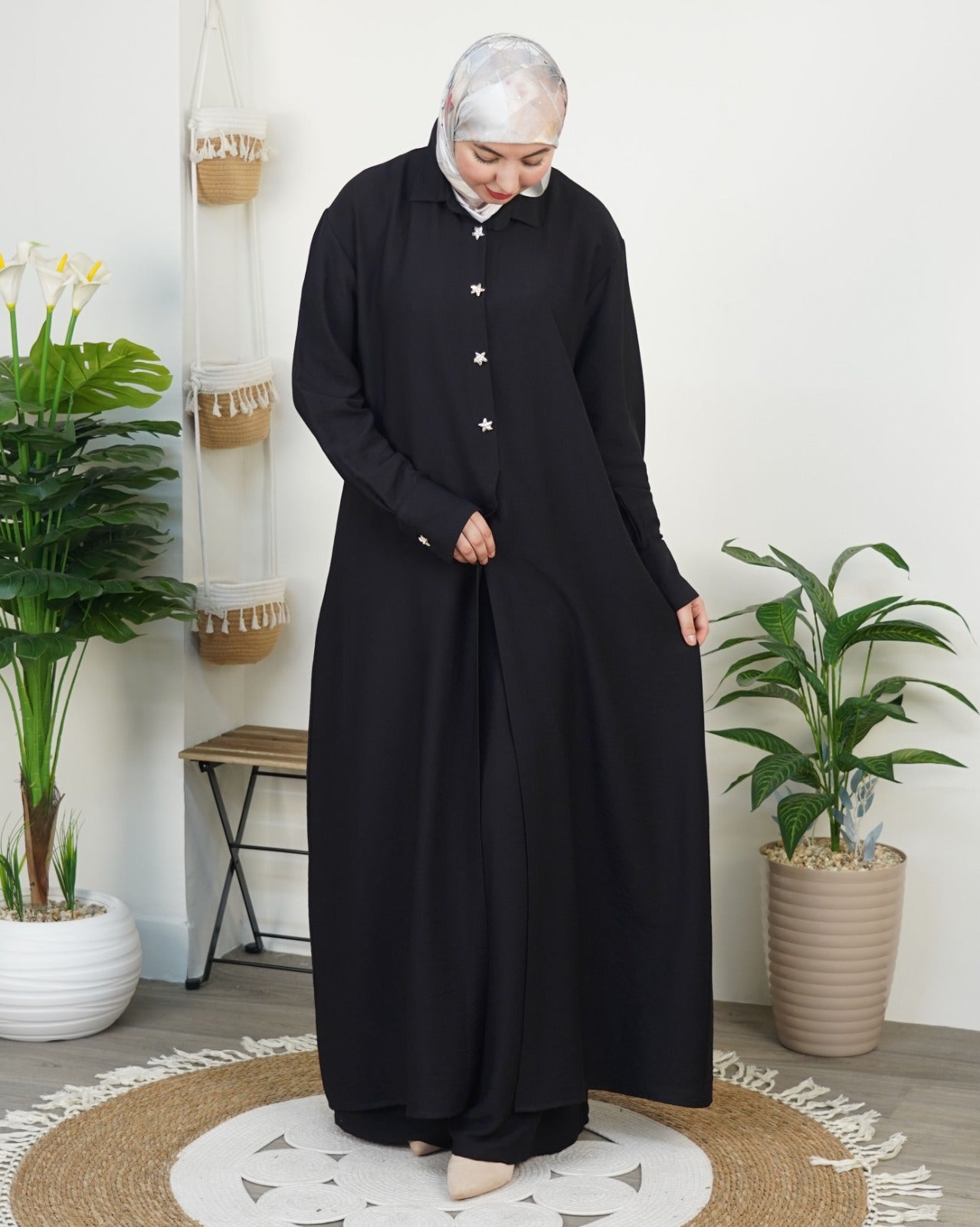 Ensemble Safa (Haut chic & Palazzo)