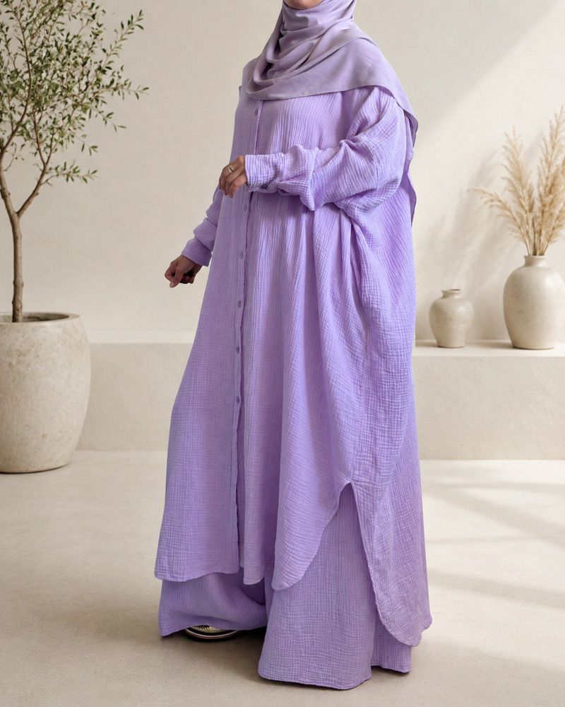 Ensemble Oversize – 100% Coton Texturé