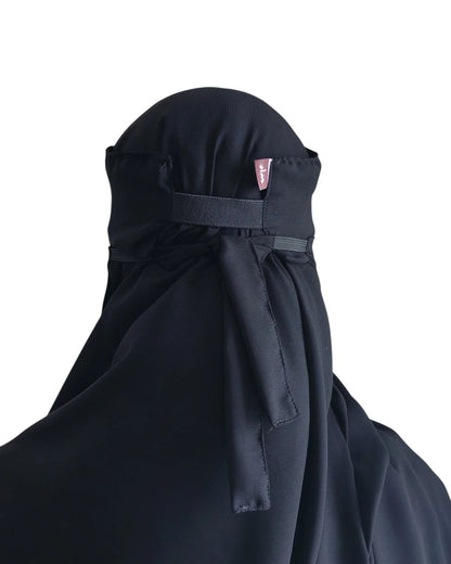 Niqab, voile et élastique