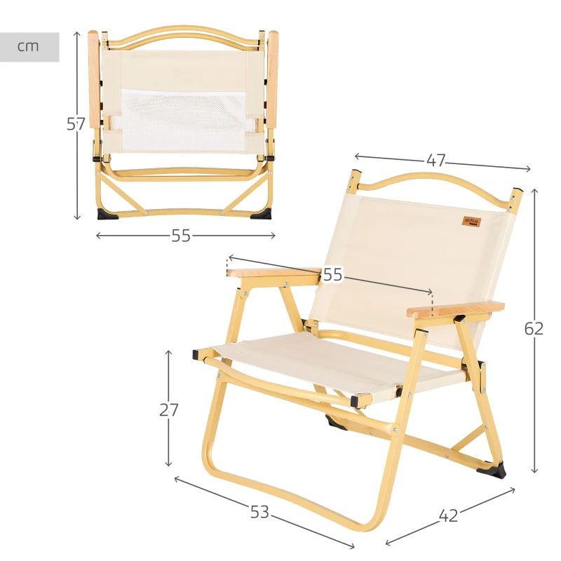 chaise de camping pliante